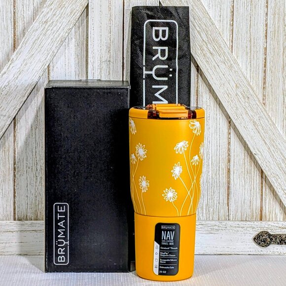 NWT LIMITED EDITION BruMate NAV 25oz Tumbler, SUN DAISY - Picture 1 of 6